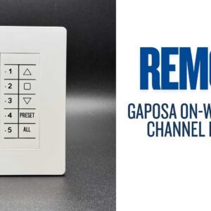 Gaposa On-Wall 5-Channel Remote