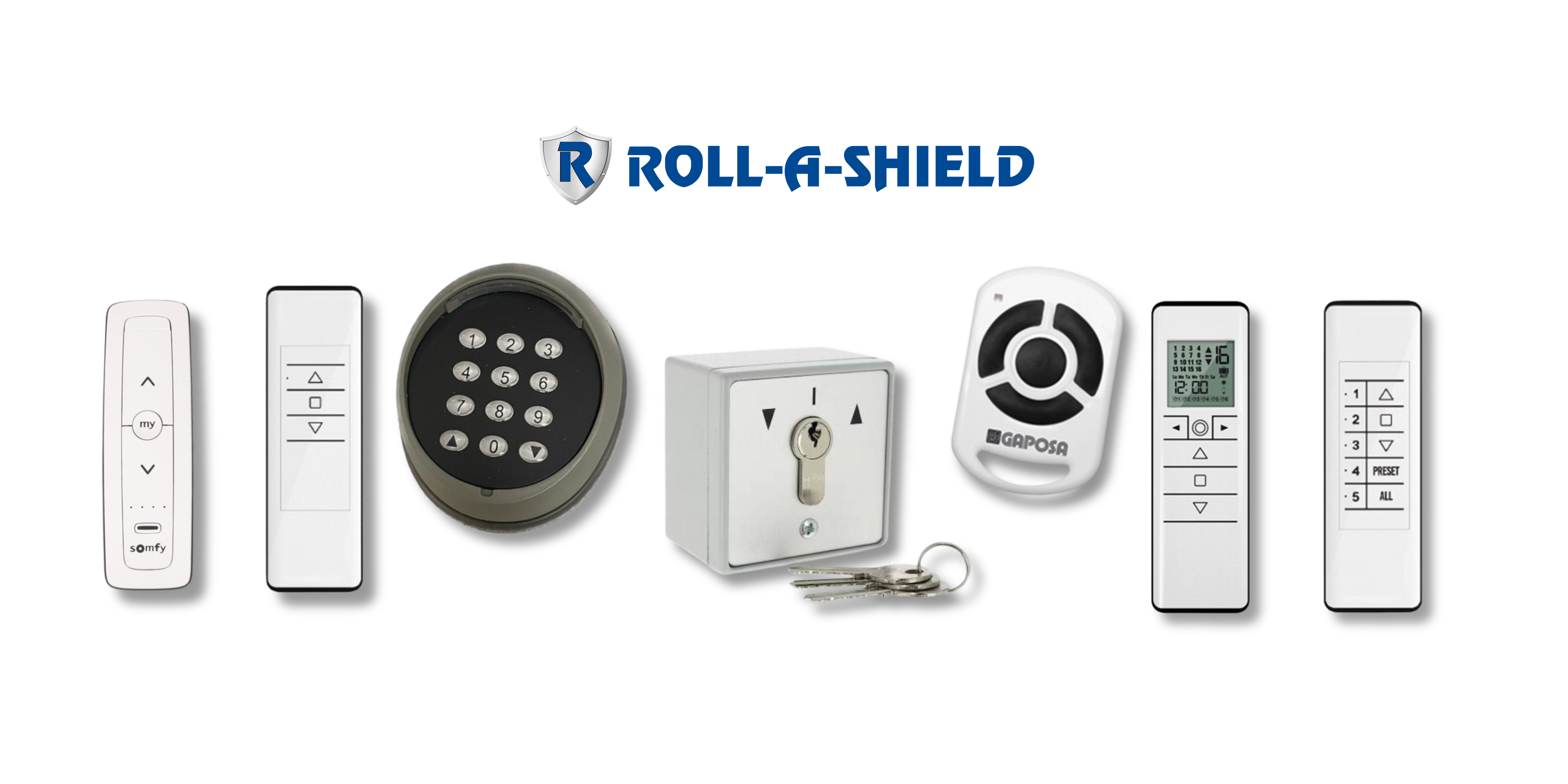 An image showing Roll-A-Shield's rolling shutter access options