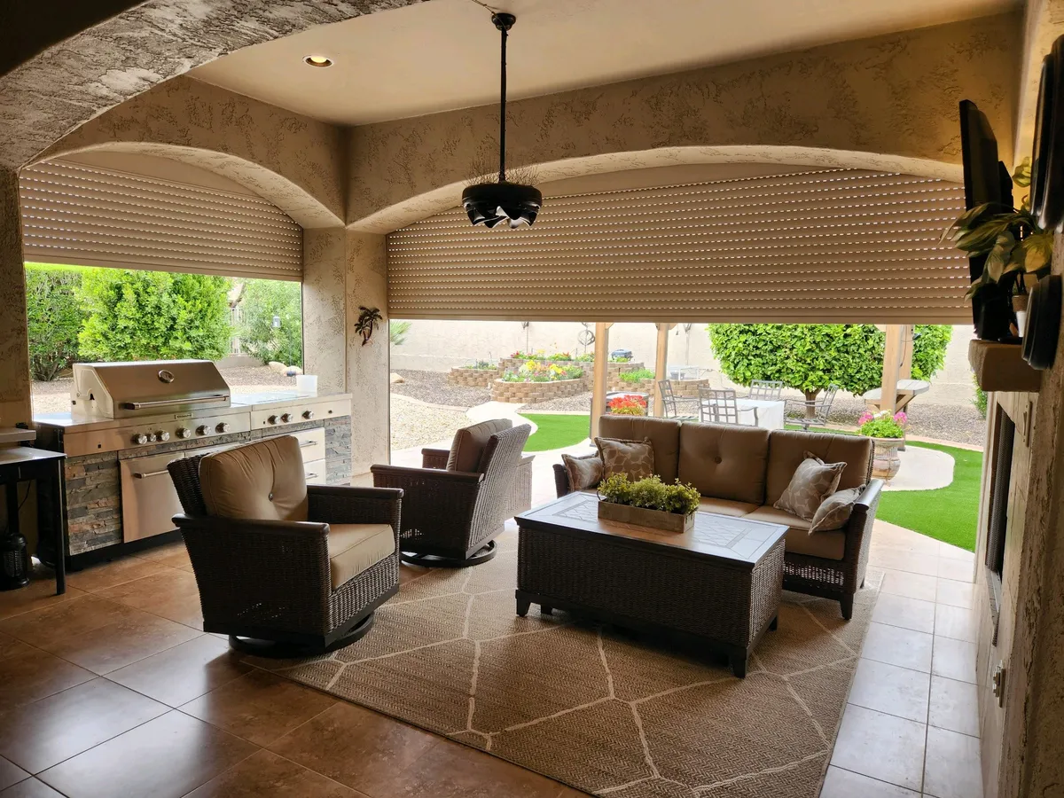 Shutters on Patio Doors