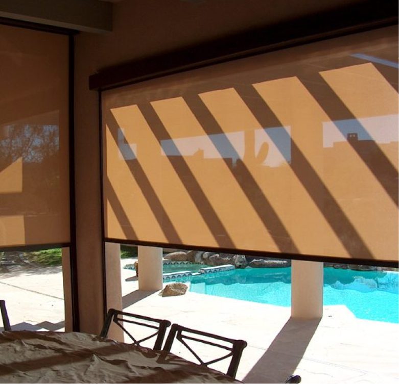 Rolling shades UV resistant 