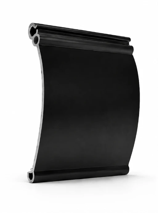 63mm HD Solid extruded aluminum rolling shutter slat profile