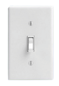 Paddle wall switch for a motorized rolling shutter